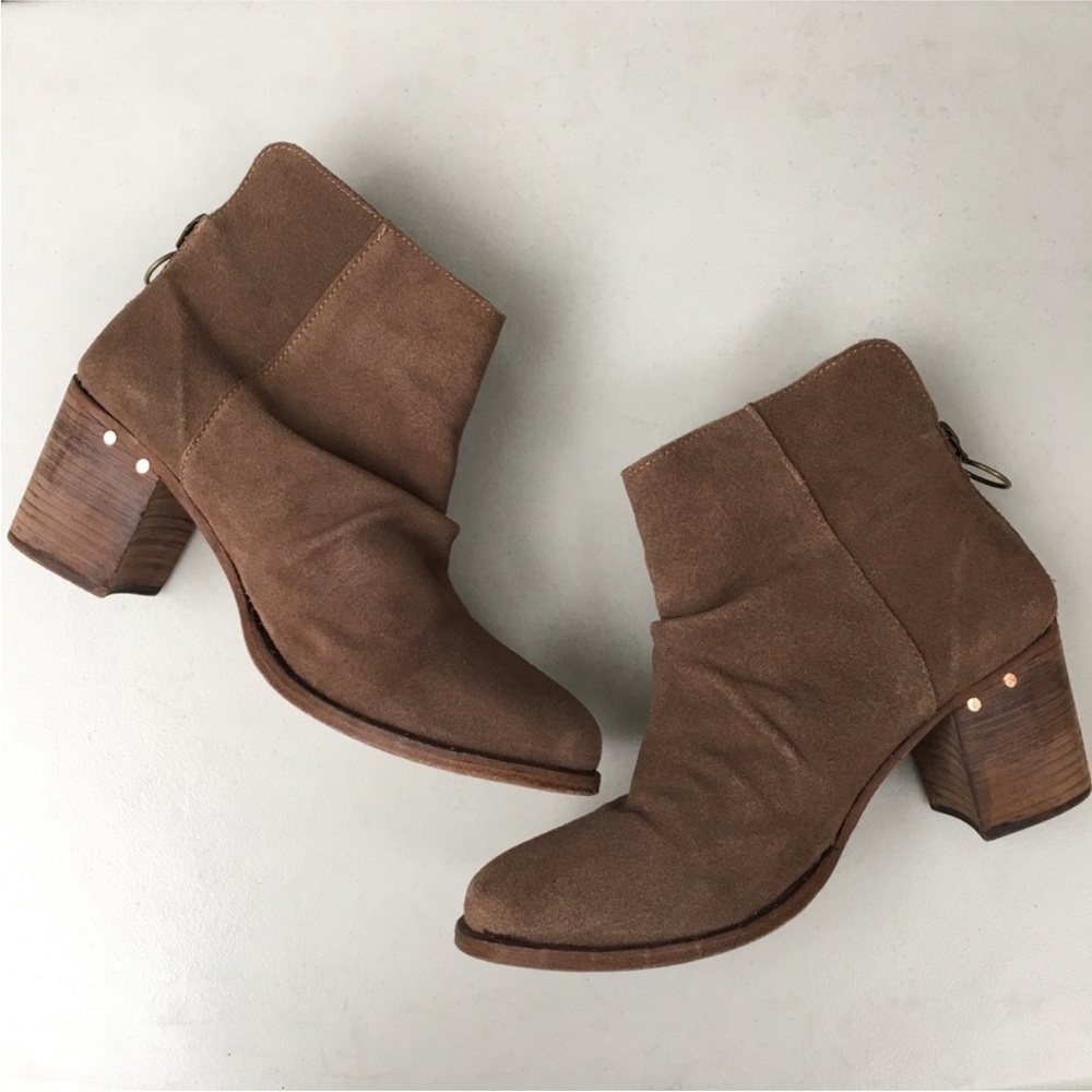 Beek By Two Birds Strix Slouchy Suede Ankle Bootie Size 6 NIB